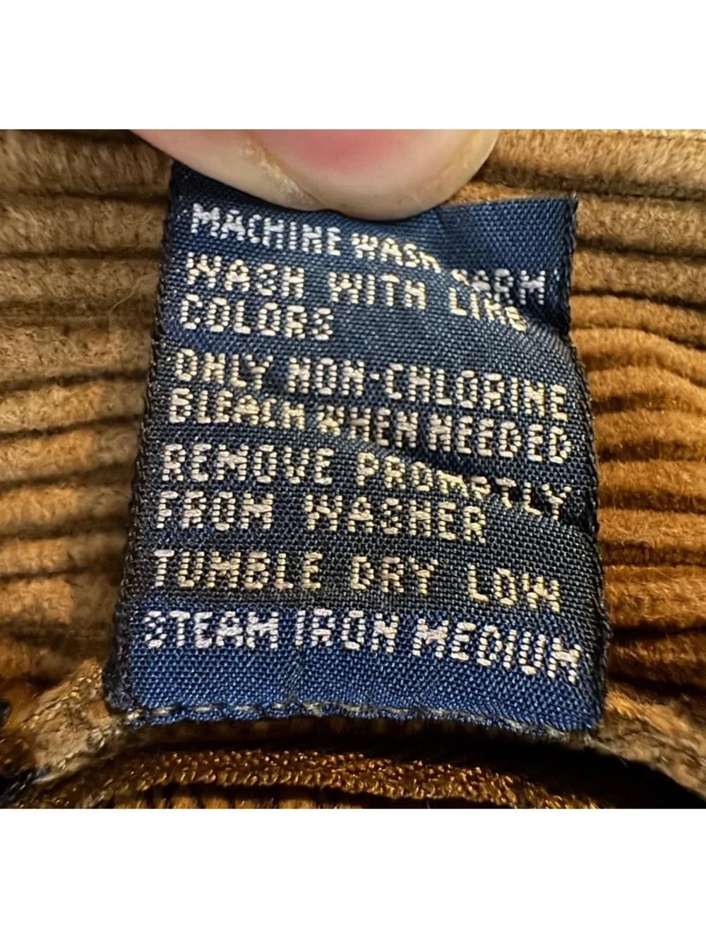 Polo Ralph Lauren Andrew Pants 40x30 Brown Corduroy Pleated Cuffed Cotton